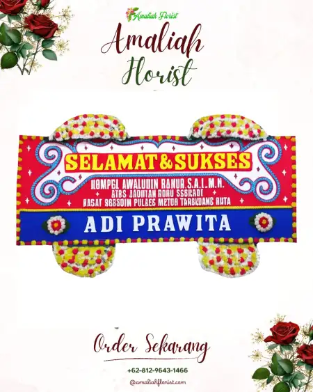 Papan Bunga Ucapan Selamat Latuppa